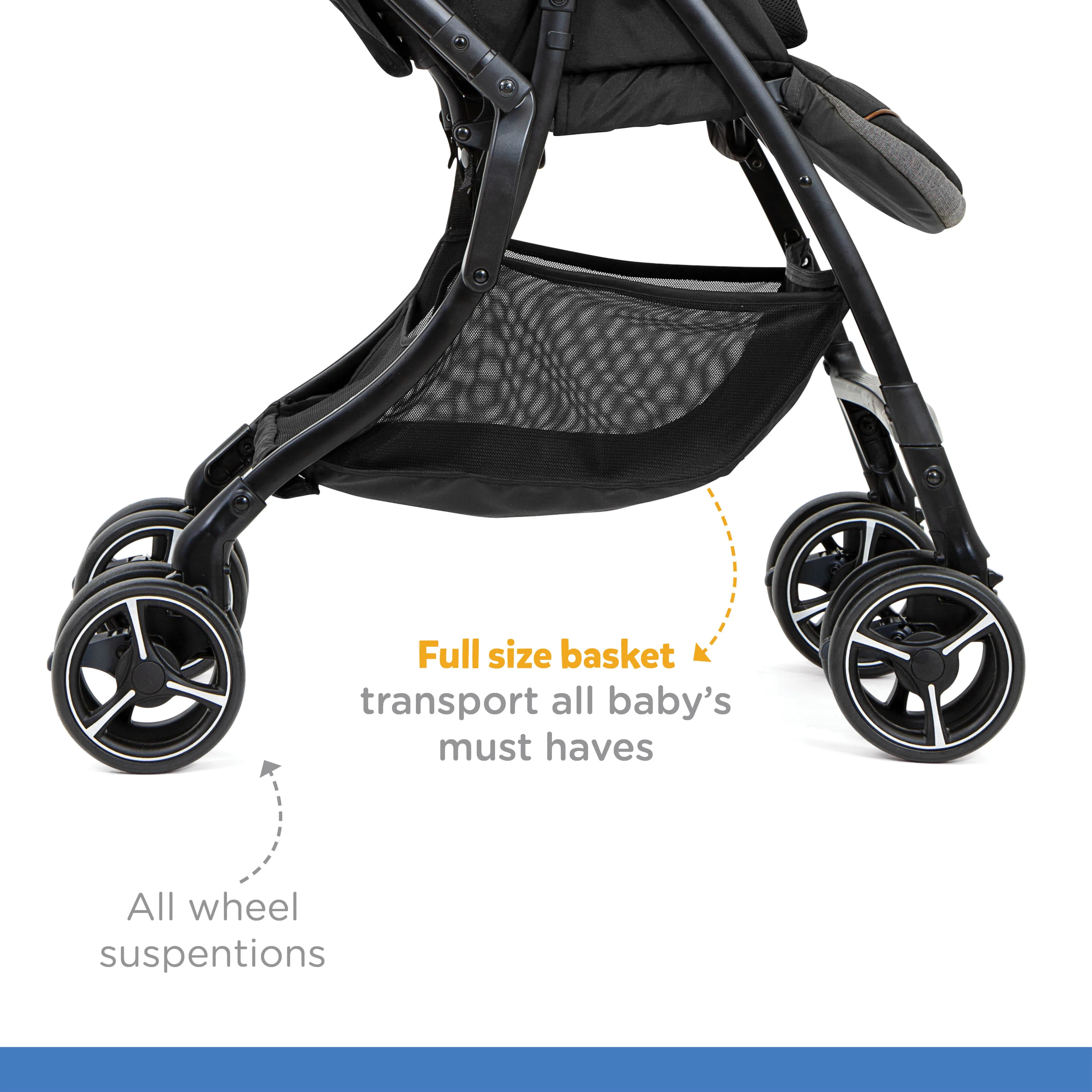 Joie 4Wd Drift Sma Baggi Stroller- Birth to 36months