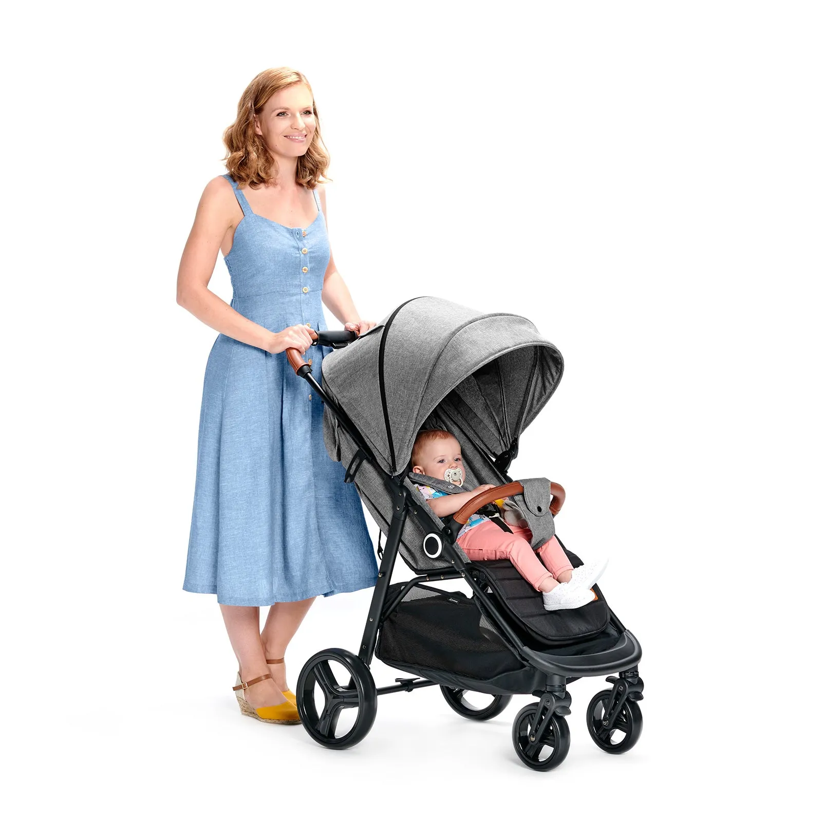 Kinderkraft Stroller Grand Plus Grey