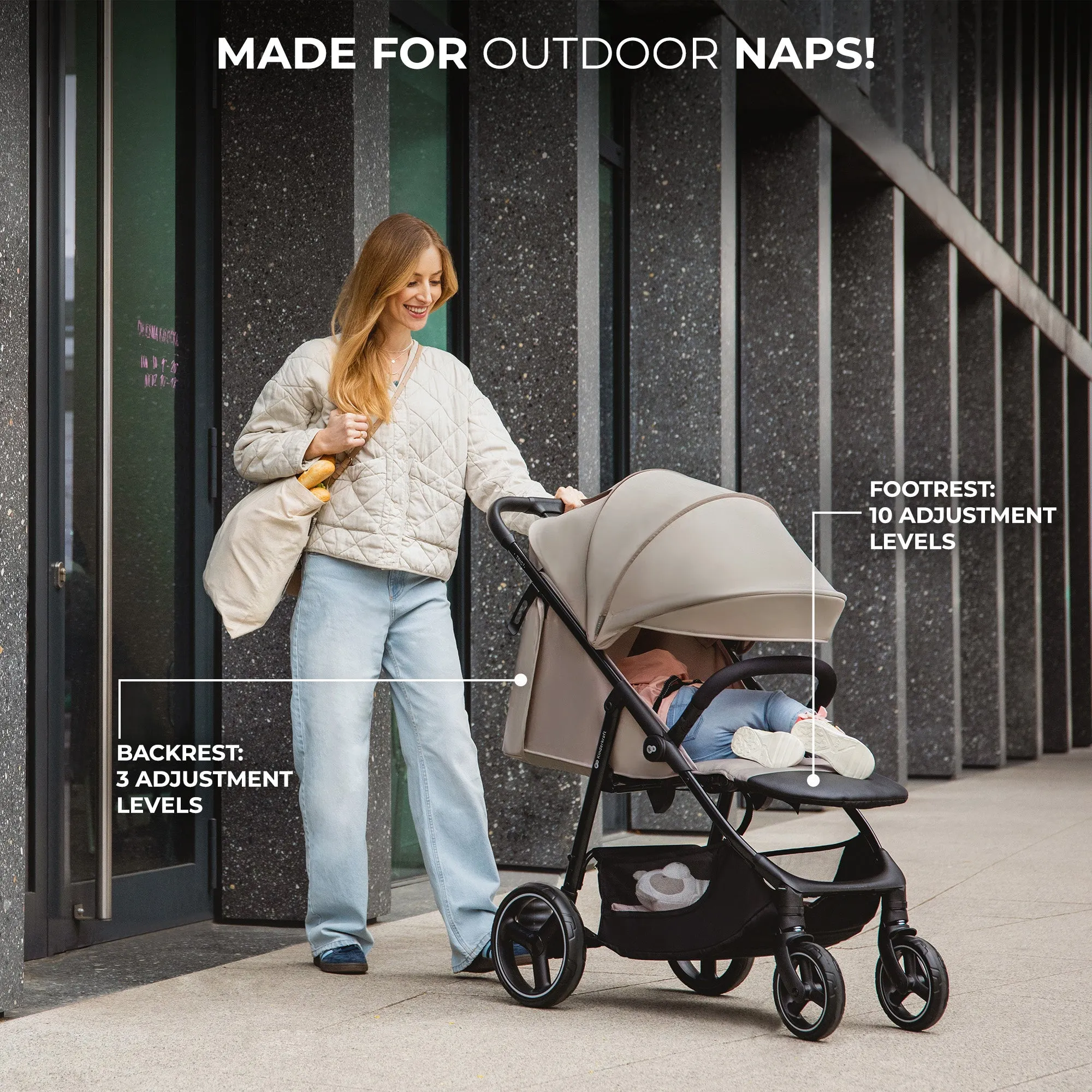 Kinderkraft Stroller Trig 3 - Granite Grey