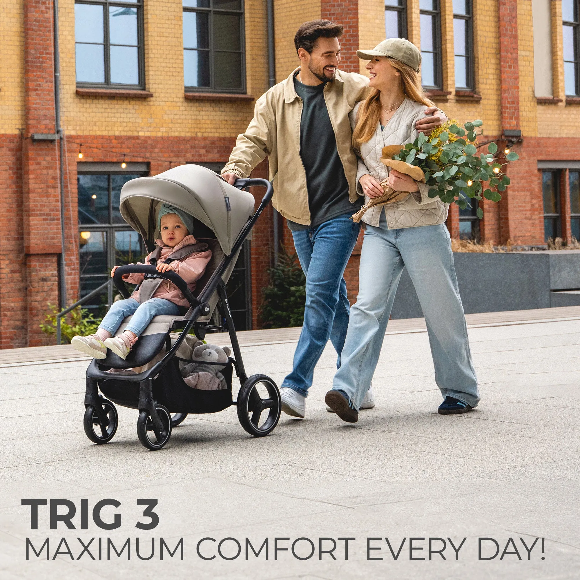 Kinderkraft Stroller Trig 3 - Granite Grey