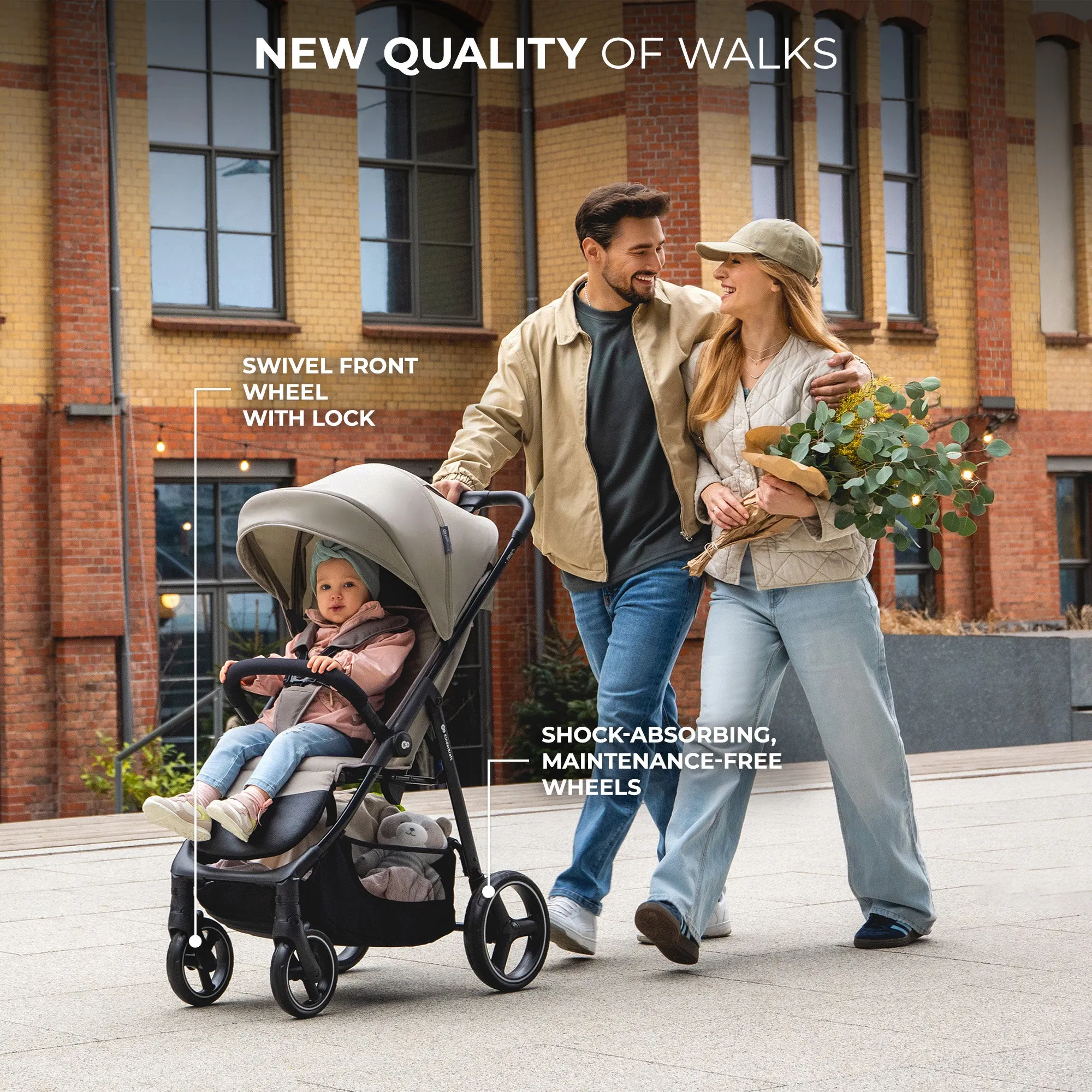 Kinderkraft Stroller Trig 3 - Granite Grey