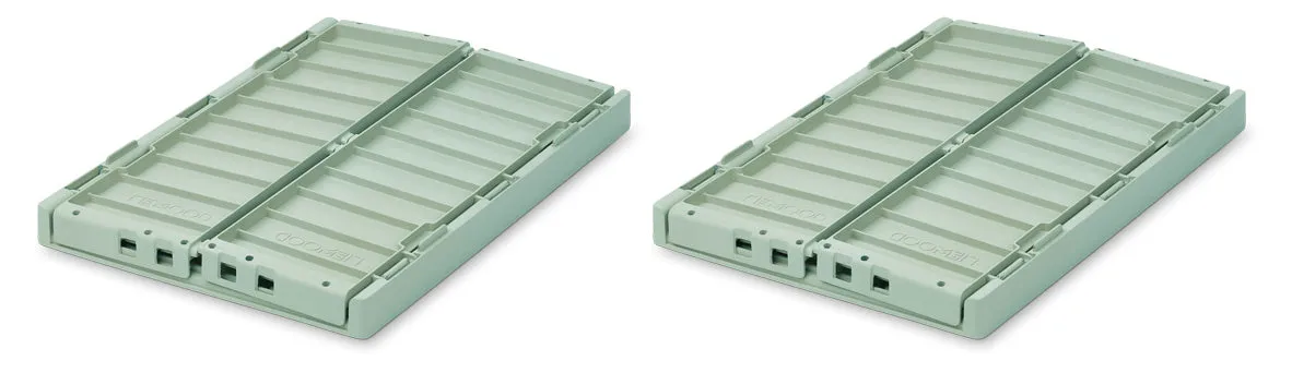 Liewood Weston Storage Box 2 Pack Medium Peppermint