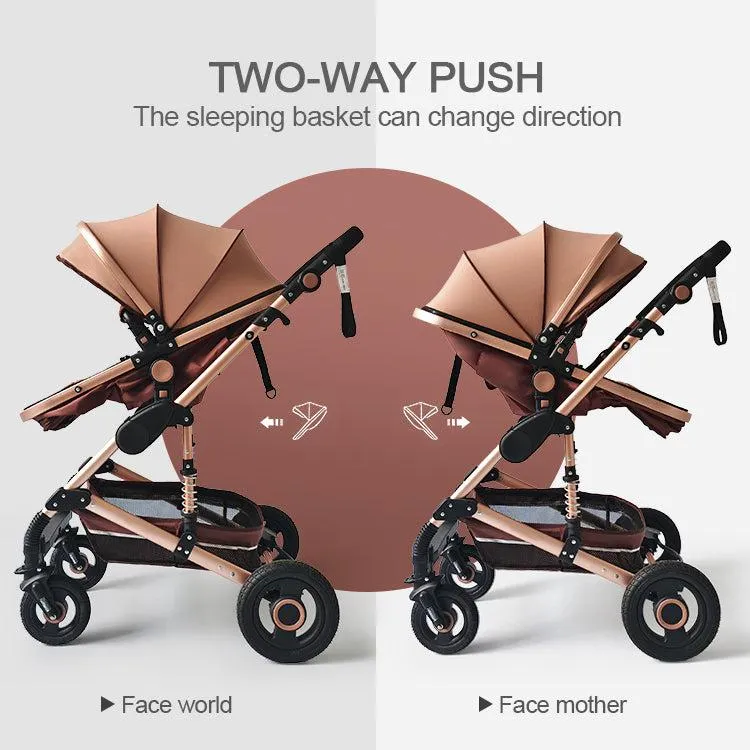 Luxury 2-in-1 Baby Stroller