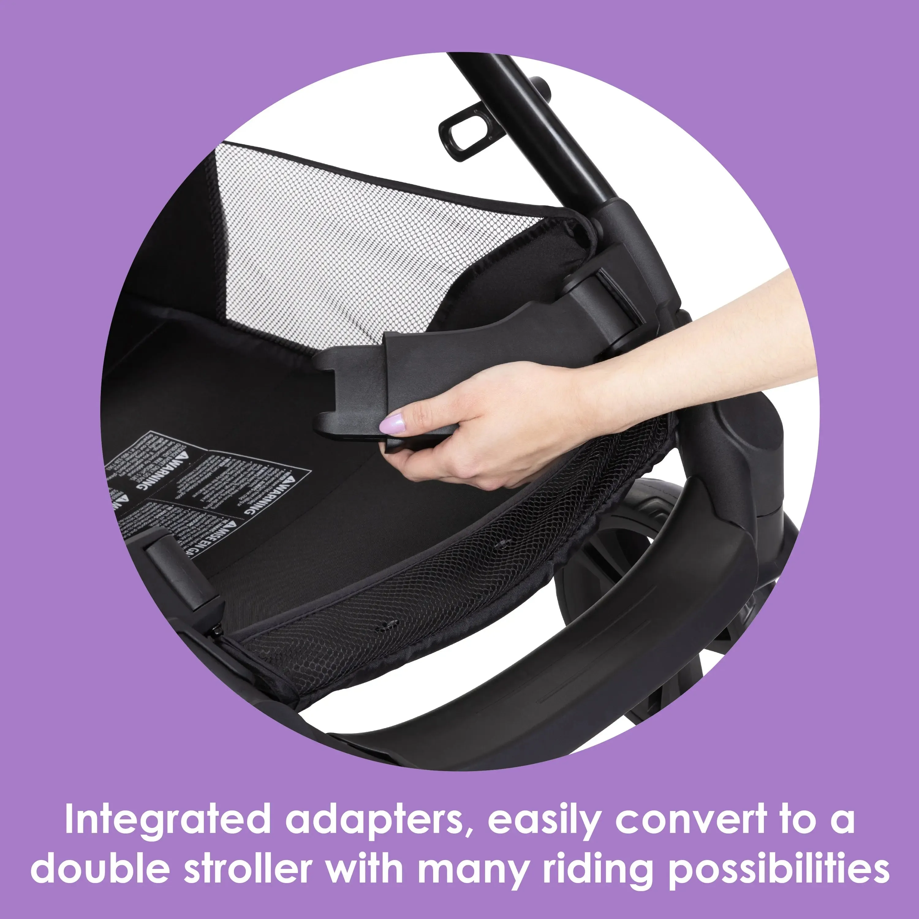 Morph Single to Double Modular Stroller