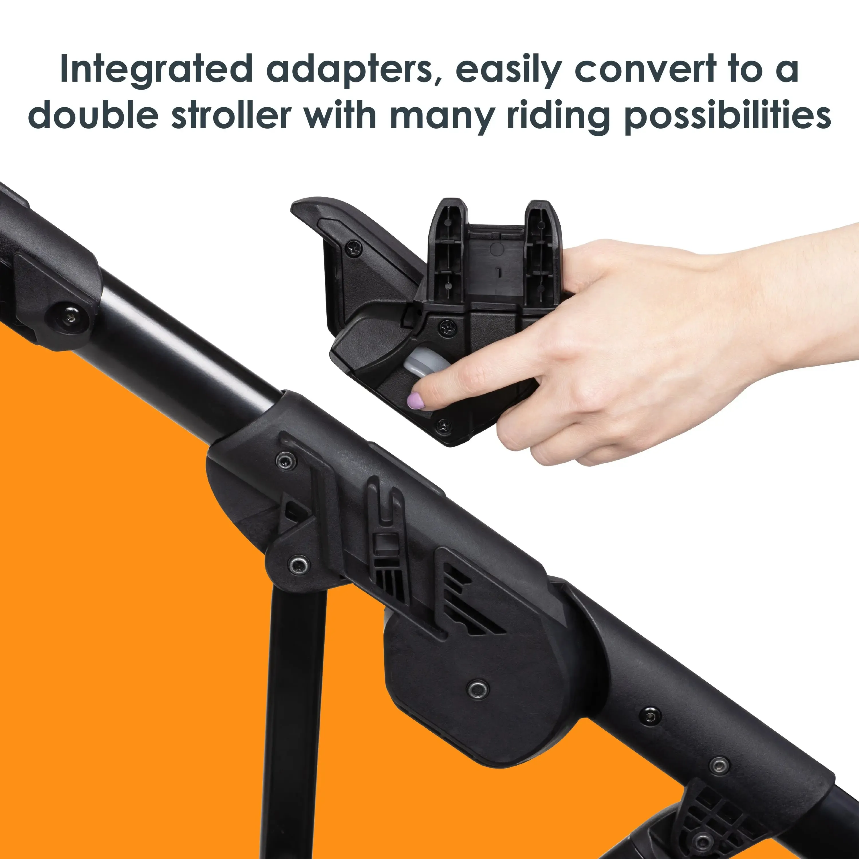 Morph Single to Double Modular Stroller