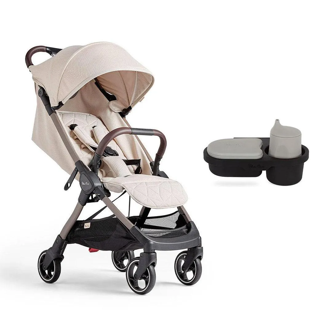 Outlet - Silver Cross Clic Lightweight Stroller 2023 - Almond