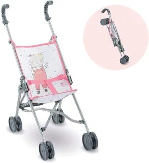Pink Umbrella Doll Stroller