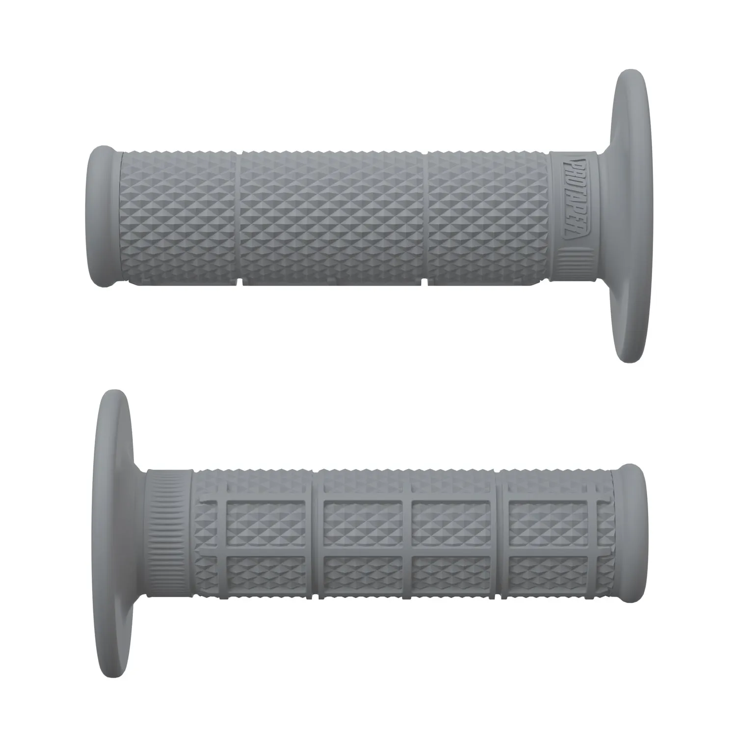 ProTaper Waffle Handlebar Grips in Gray, Pair