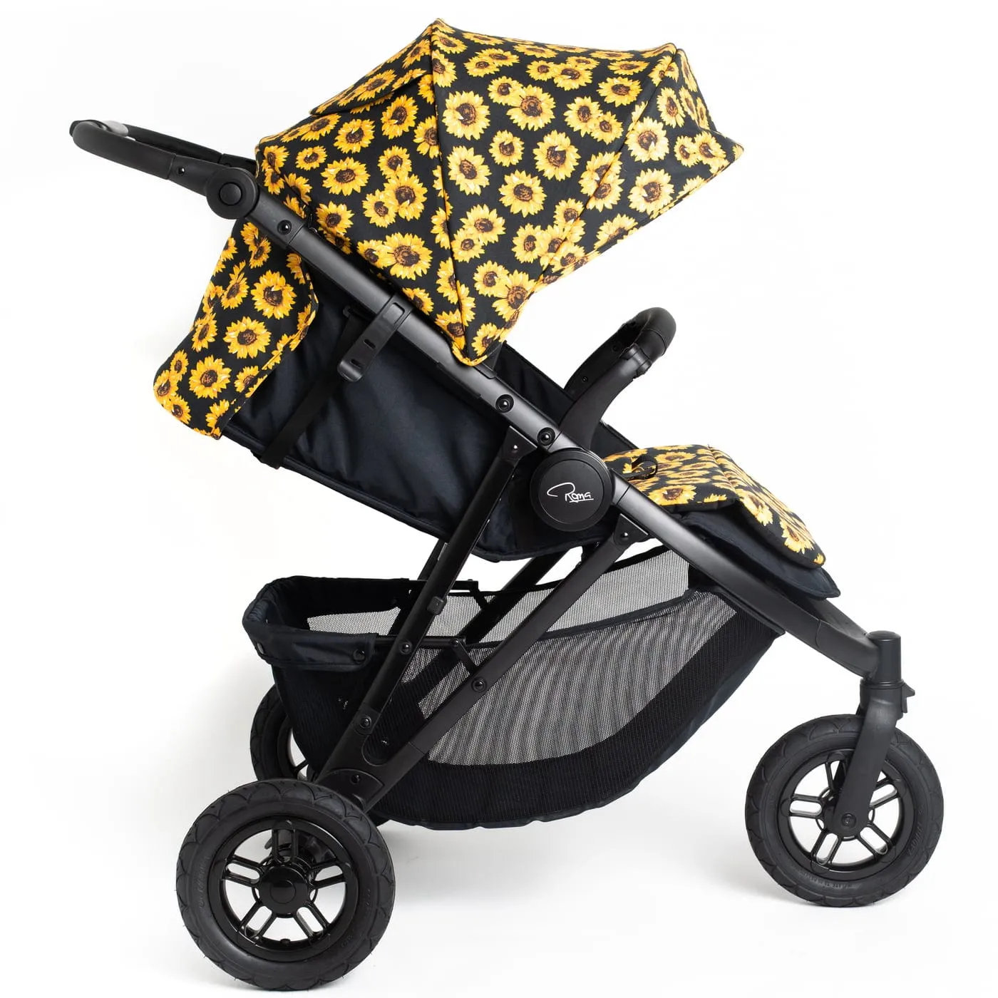 Roma Atlas 3 Wheel Pram - Sunflower