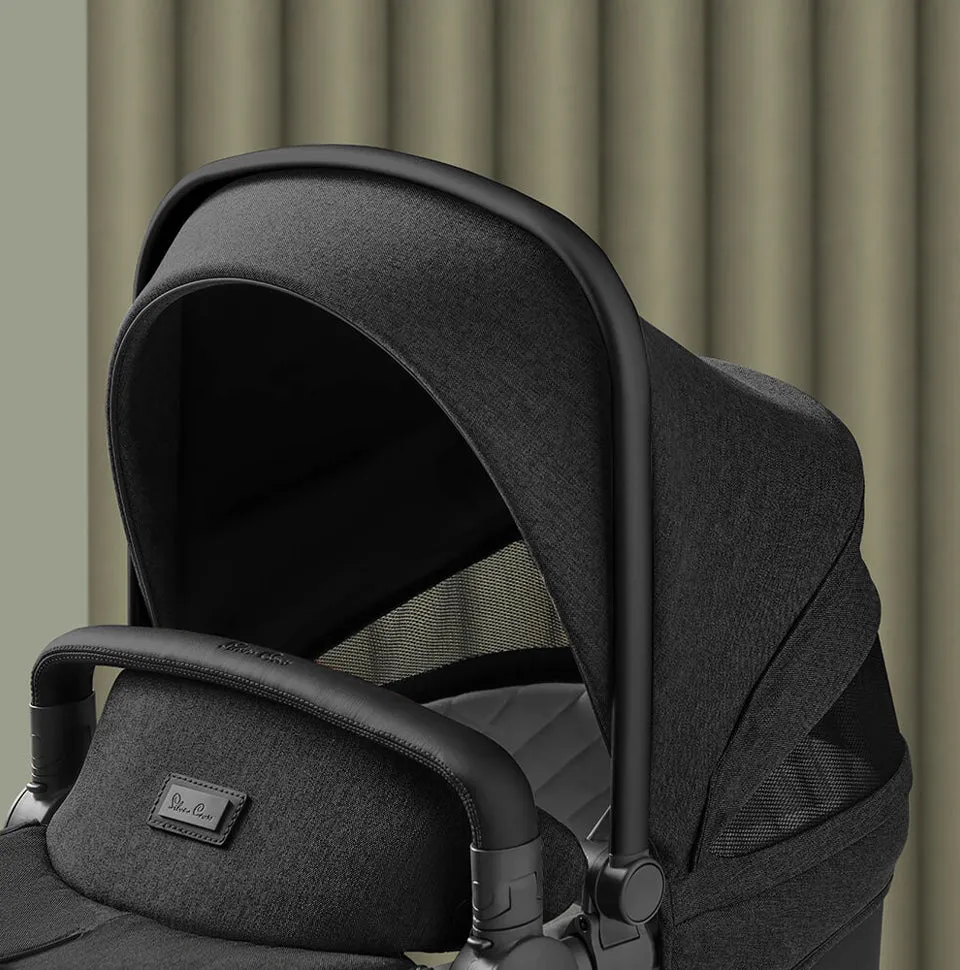 Silver Cross Wave Seat, Carry Cot & Tandem Seat Bundle - Onyx
