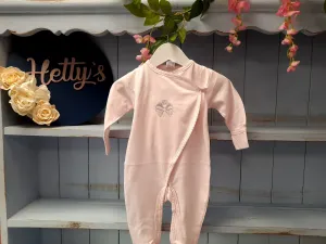 'Sofia'  Pink All in One with Bow