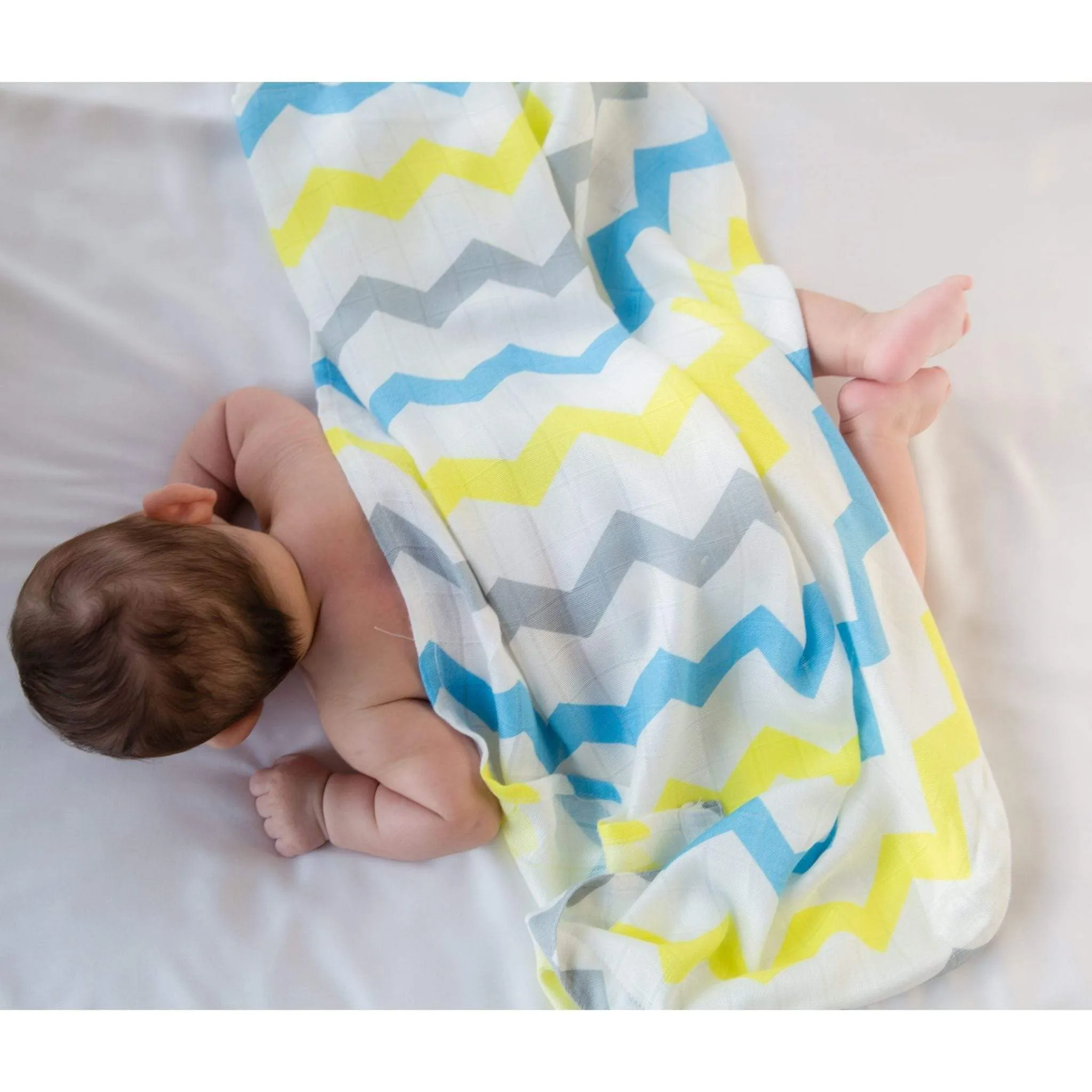 Twin Pack Shinny Bamboo Muslin Cloth - 120cmx120cm