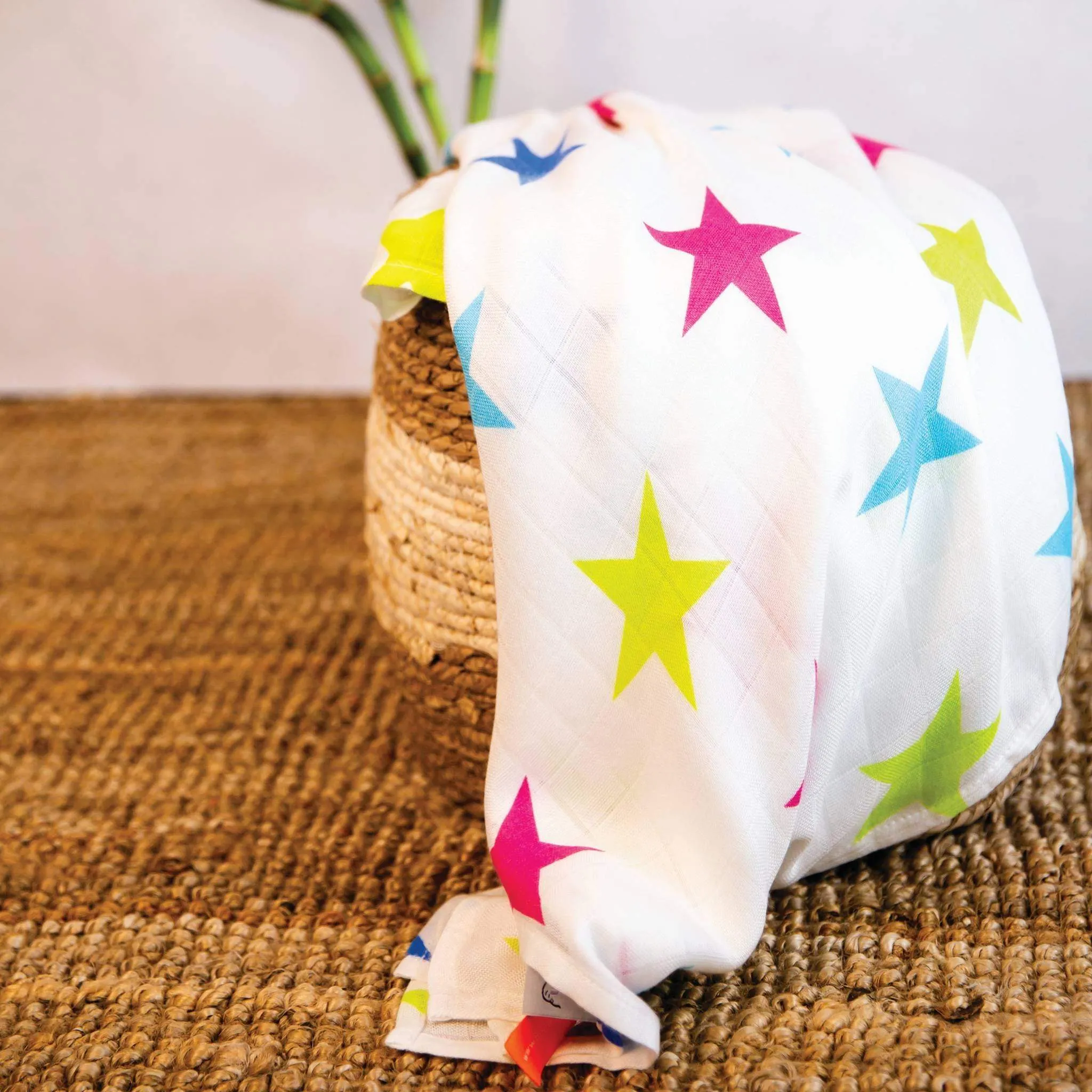 Twin Pack Shinny Bamboo Muslin Cloth - 120cmx120cm